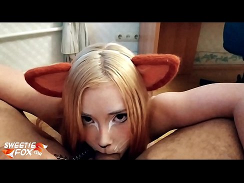 ❤️ Kitsune sluger pik og sæd i sin mund ️ Super porno at da.kiss-x-max.ru ️❤